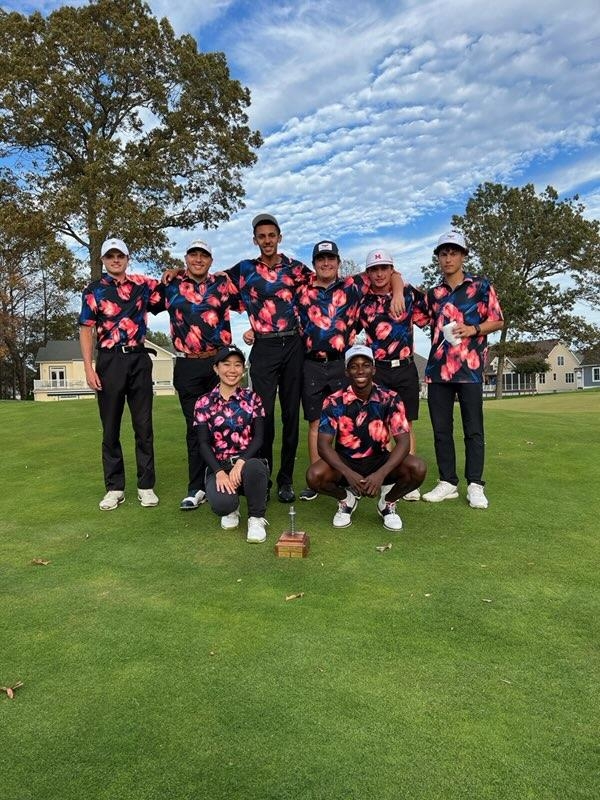 UMES PGA Golf Management Students pictured back row-left to right: Michael Davis, Paul Kerner, E. Alexander Brooks, Logan Kiley, Tyler McDonald and Andrew Scinta; pictured front row-left to right: Veronica Chen and Thabang Moephuli.