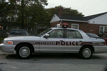 University Police Squad Car