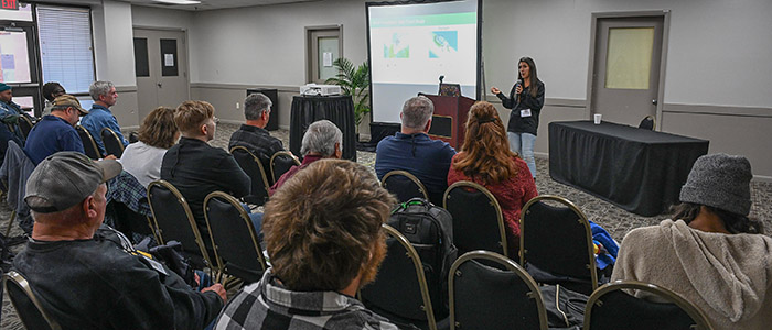 A workshop is held during 22nd annual Small Farm Conference.