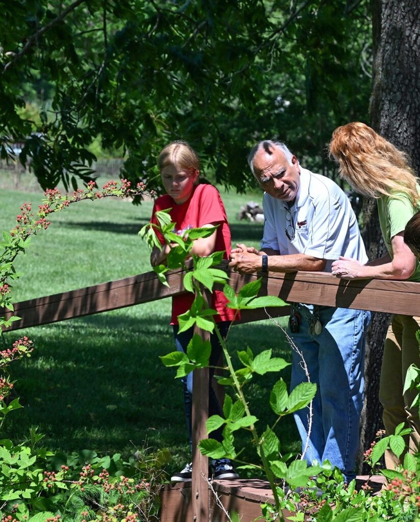 University of Maryland Eastern Shore small ruminant specialist Dr. Enrique Escobar, center.