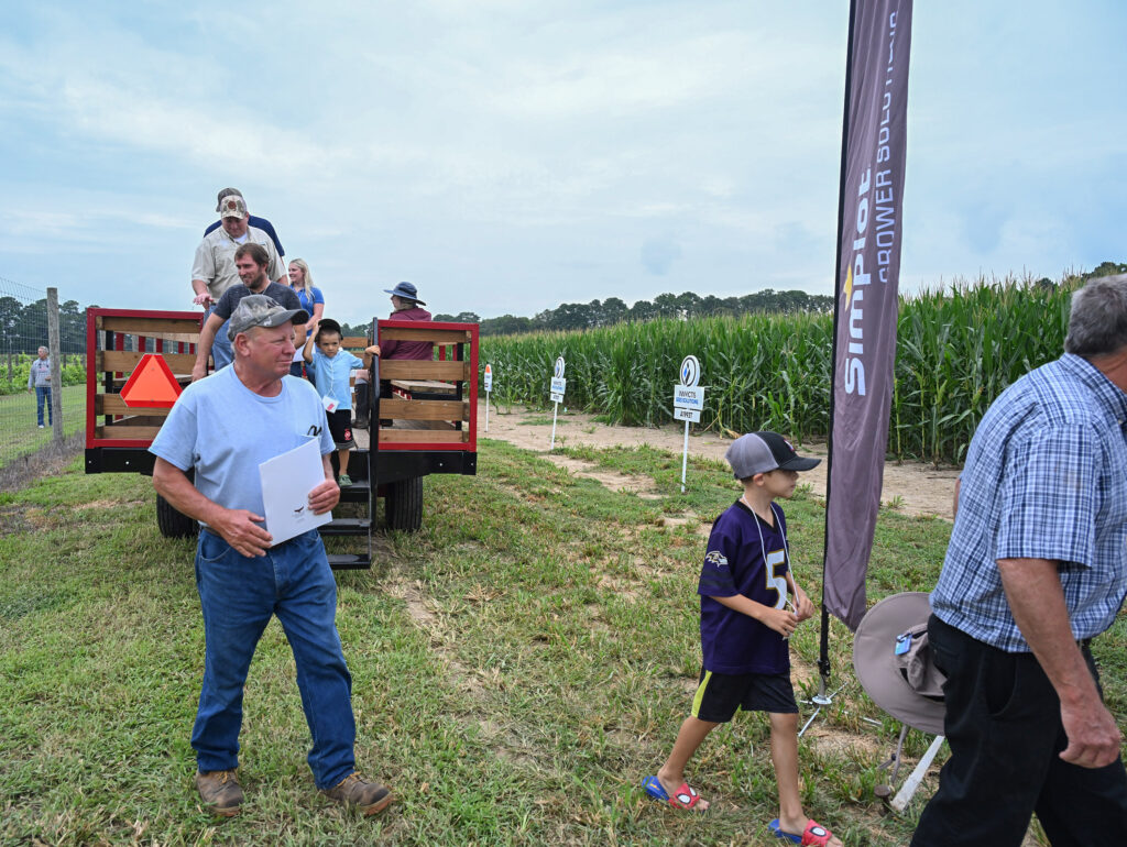 Farmers check out offerings at the 2025 Ag Showcase.