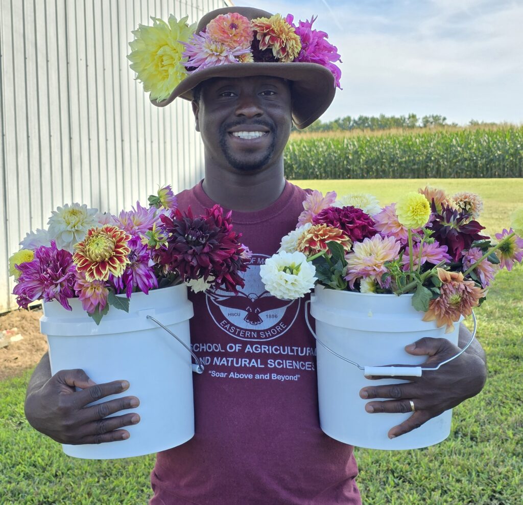 Graduate student Erasmus Aduteye.