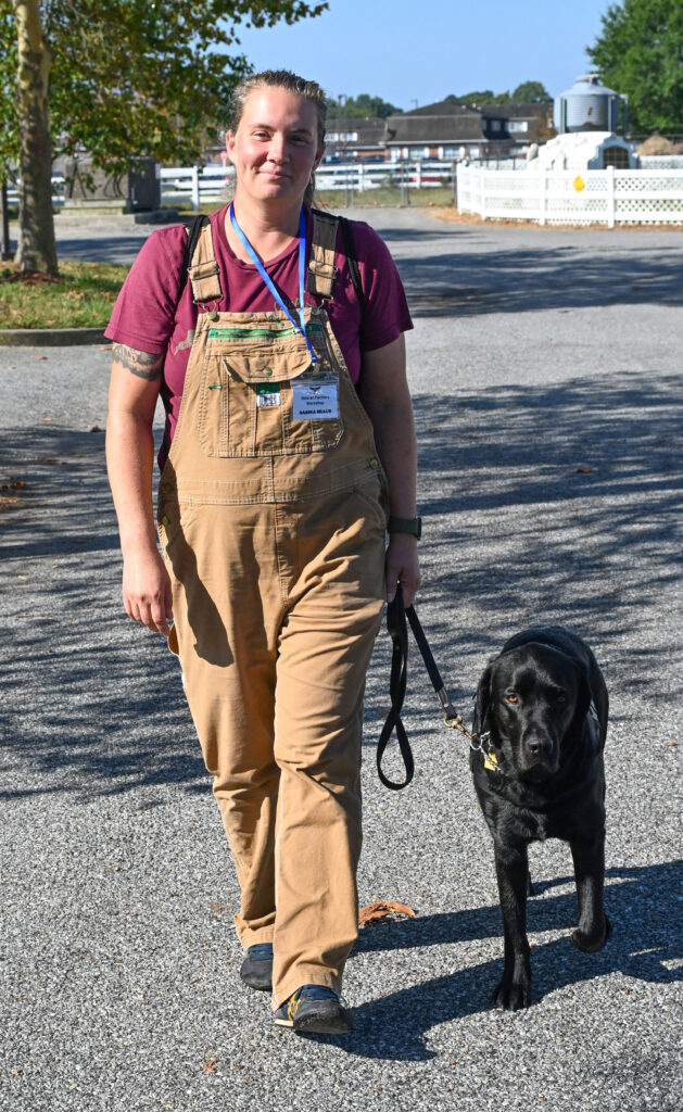 Sabina Shaub owns a farm in Upper Marlboro, Maryland.