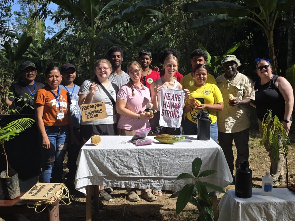 Students learned about research and environmental education at Belize Foundation for Research and Environmental Education. Photo courtesy Stephan Tubene.