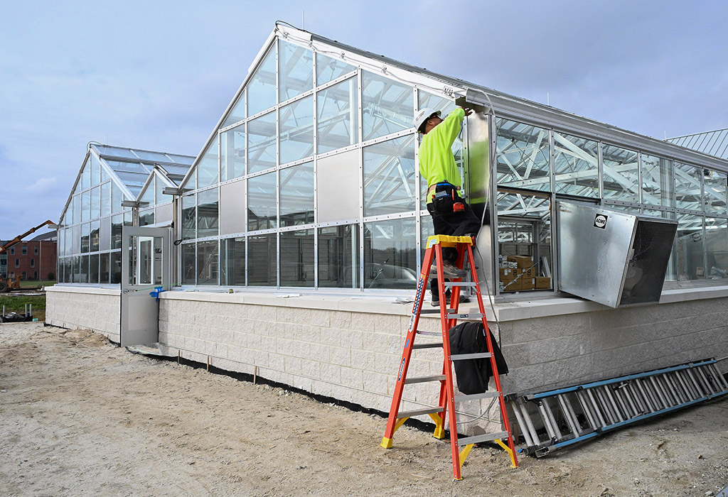 Work continues on new Agricultural Research & Education Center at University of Maryland Eastern Shore.