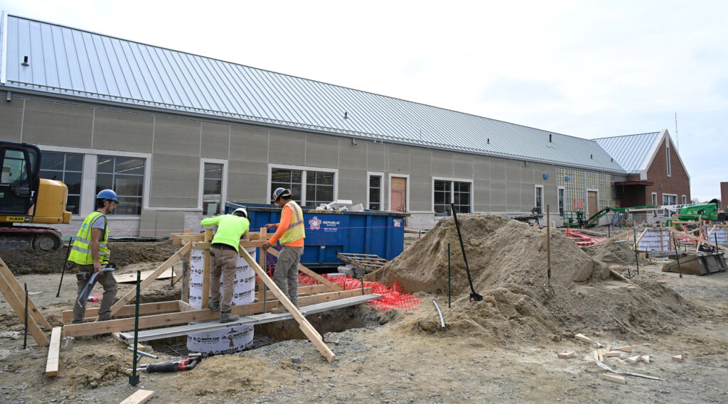 The new Agricultural Research & Education Center at University of Maryland Eastern Shore takes shape.