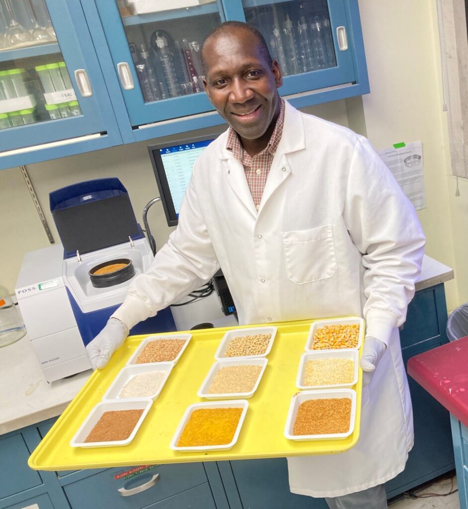 UMES alumnus Dr. Anthony Pokoo-Aikins works in his lab with the U.S. National Poultry Research Center in Athens, Georgia.