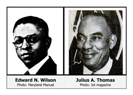Wilson and Thomas, 1955 honorary degree recipients