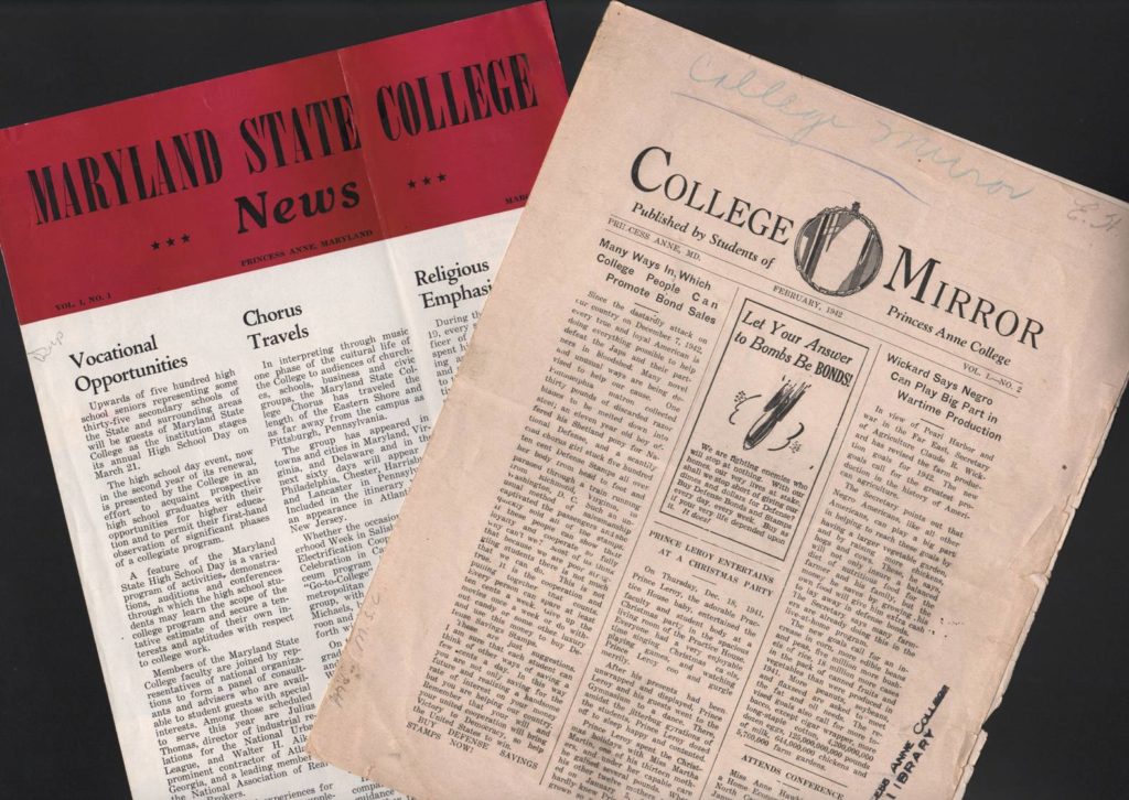 The College Mirror, an early university news publication