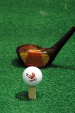 UMES golf ball and putter