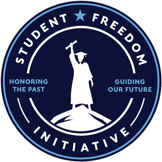 Logo of Student Freedom Initiative, a single purpose nonprofit organization