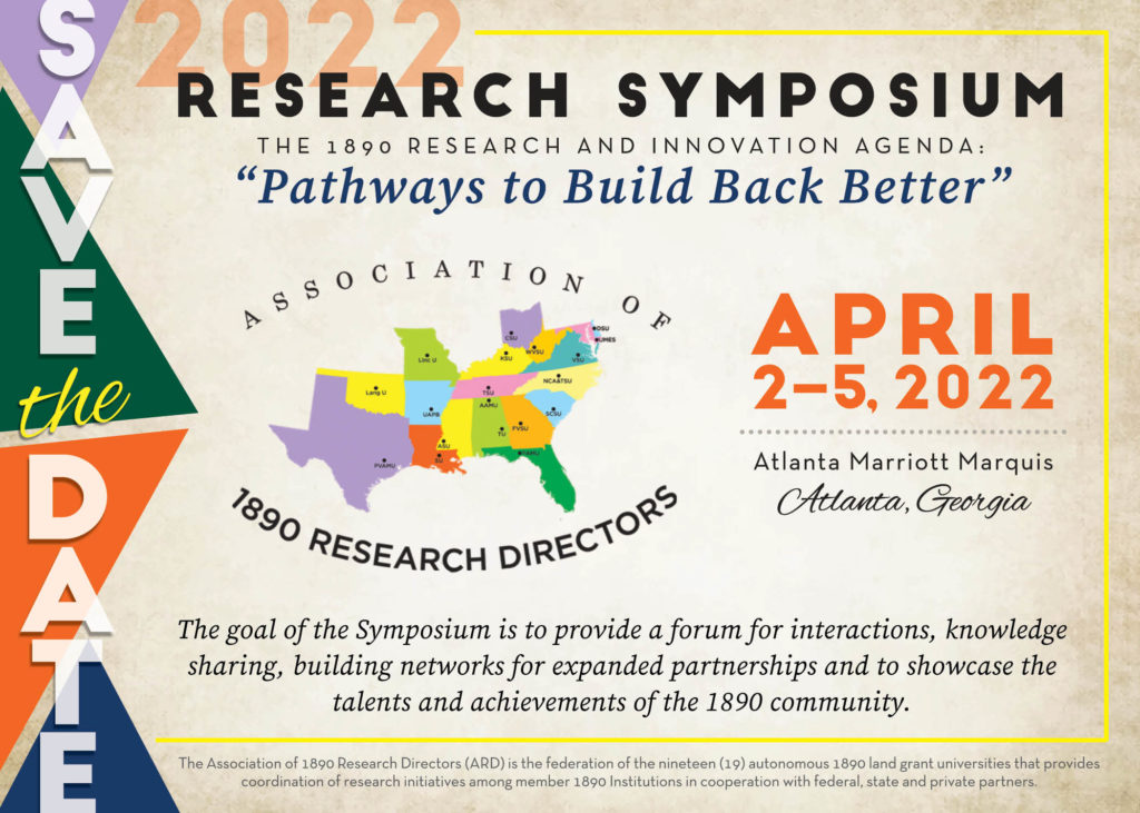 ARD Researcg Symposium - April 2-5, 2022